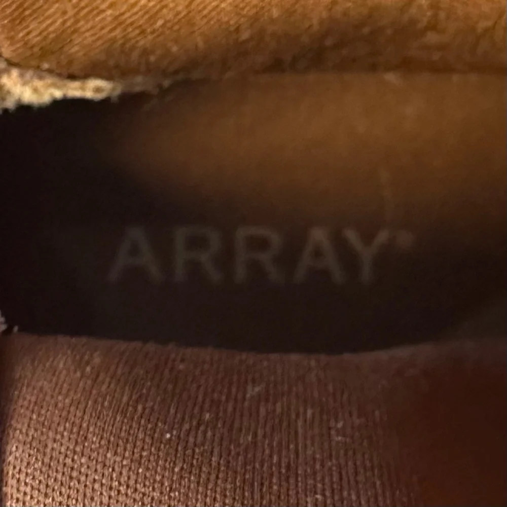 Array Derby Leather Knee High Riding Boots 8.5 N
